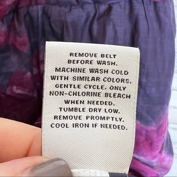 LELA ROSE TARGET NEIMAN MARCUS Women's Watercolor Silk Blend Dress Purple NWT 6 - Picture 12 of 16